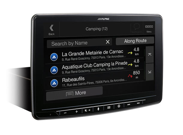 Alpine INE-F904DC TRUCK navigasjon enhet