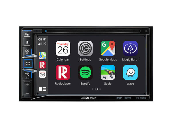 Alpine INE-W611D hovedenhet AVN