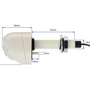 Alpine KIT-R1MHU ryggekamera innsats – Universal – perfekt til bobil (u/kamera)
