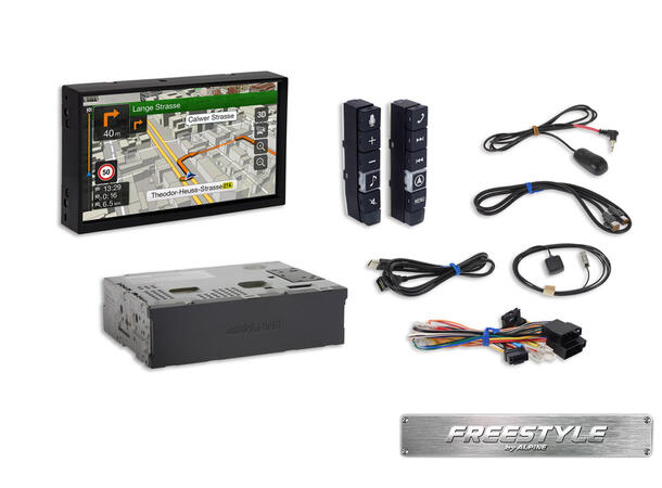 Alpine X702D-F – freestyle hovedenhet