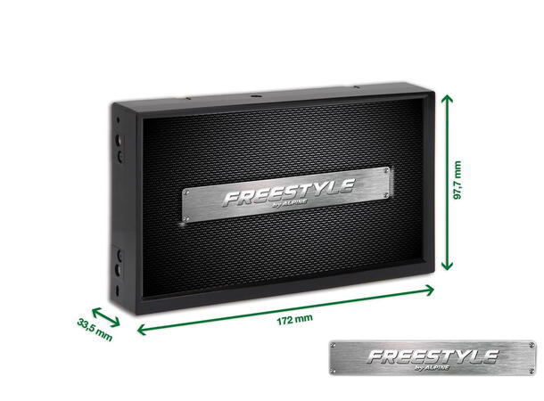 Alpine X702D-F – freestyle hovedenhet