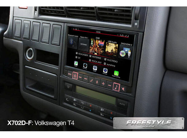 Alpine X702D-F – freestyle hovedenhet
