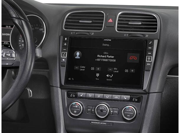Alpine X902D-G6 – hovedenhet VW Golf 6