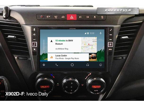 Alpine X903DC-F hovedenhet «Freestyle»