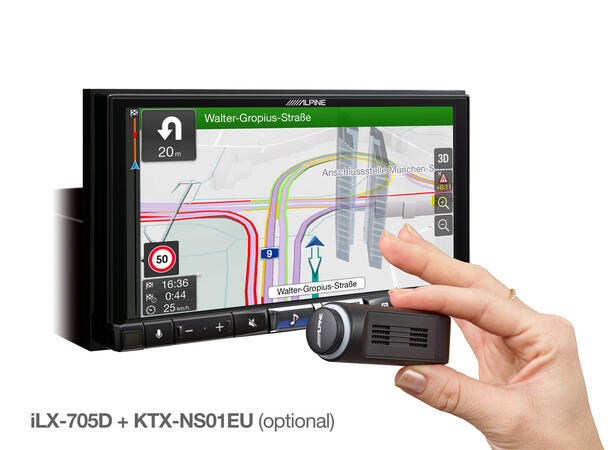Alpine iLX-705DM multimediastasjon