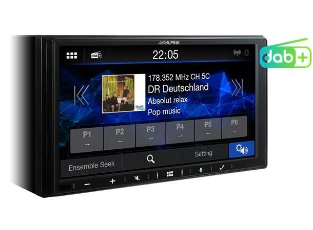 Alpine iLX-W690D multimedia inkl ramme