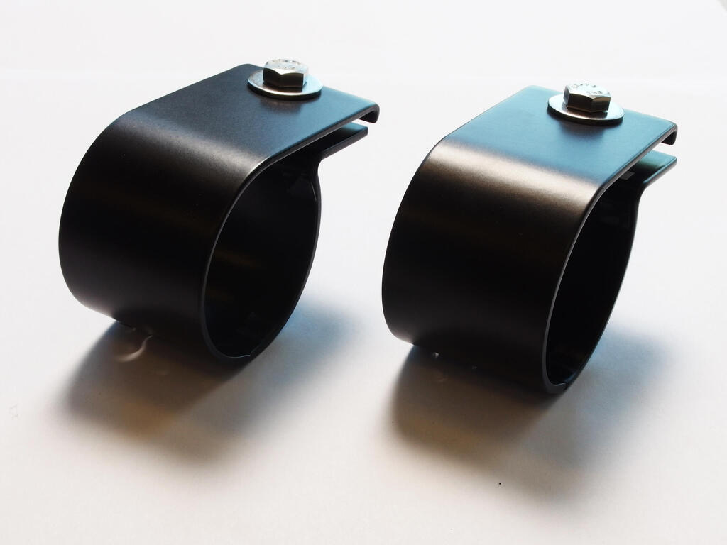 Antec Lyktefester 60mm Sort – Syrefast stål. Sort. Par.