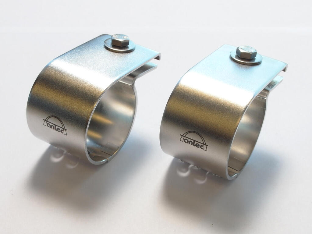 Antec lyktefester 60mm – Elektropolert syrefast stål. Par.