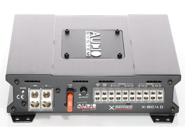 Audio System 4 kanals forsterker