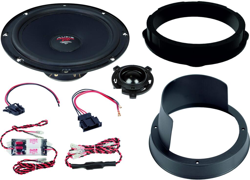 Audio System XFIT VW T6 – høyttalere – 150 W Plug & Play komponentsystem