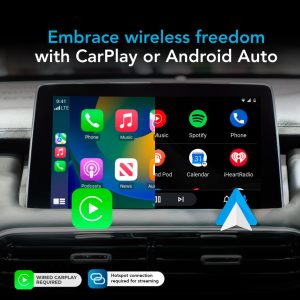 AutoSky AI Box Plus 2.0 – Trådløs CarPlay & Android Auto Adapter