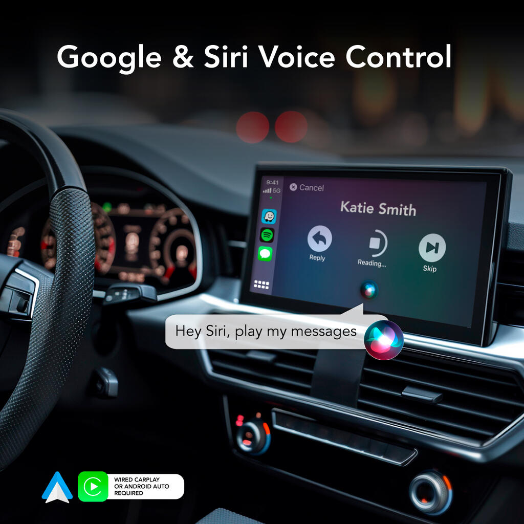 AutoSky WUA-8, Trådløst adapter – Trådløs CarPlay & Android Auto Adapter
