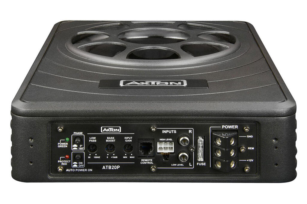 Axton ATB20P – Flat aktiv subwoofer med slave 1x20cm
