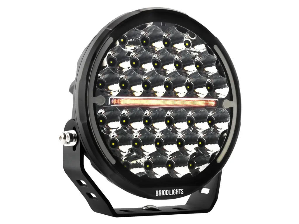 BRIODLIGHTS ICE-X fjernlys 9″ – med varme og parklys, 13500 lumen
