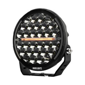 BRIODLIGHTS ICE-X fjernlys 9″ – med varme og parklys, 13500 lumen