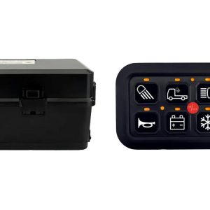 BriodTech kontrollpanel – 6 knapper med strømfordeling