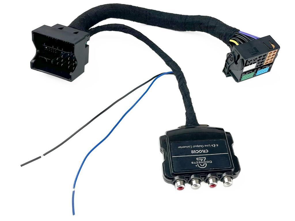 Connects2 Høy- til lavnivå adapter – 4-kanals Quadlock 52-pin
