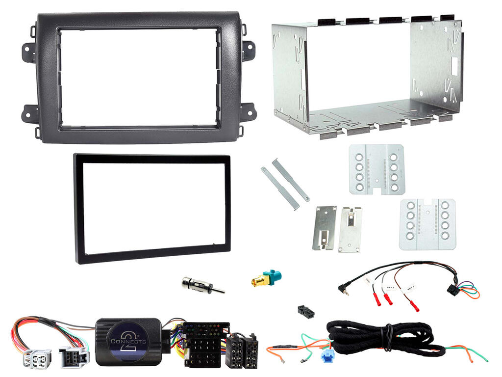 Connects2 Komplett monteringskit 2-DIN – Fiat Ducato 8, 2021->