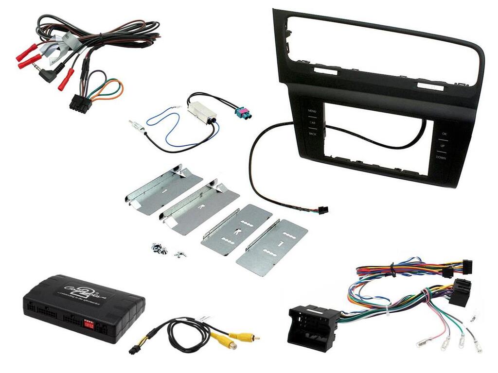 Connects2 Komplett monteringskit 2-DIN – Golf (2013 – 2019) (Korte headunits)