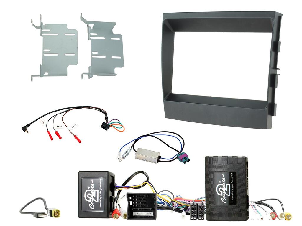 Connects2 Komplett monteringskit 2-DIN – Panamera(2009-2016) m/aktiv system(MOST)