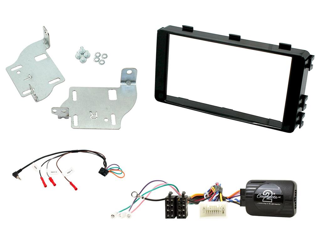 Connects2 komplett monteringskit 2-DIN – Outlander/ L200 og Fiat Fullback
