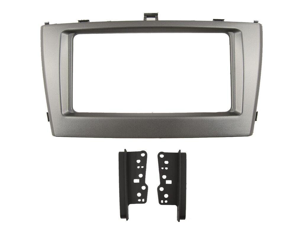 Connects2 monteringsramme, 2-DIN – Toyota Avensis, Sølv