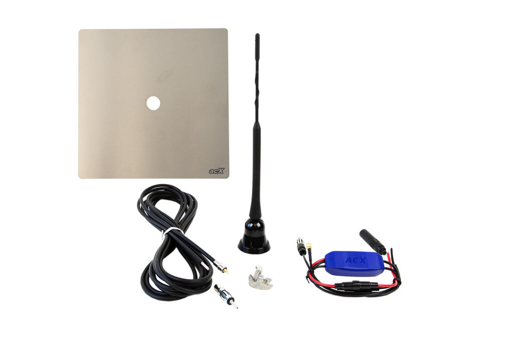 DAB/FM Caravan antenne med reflektor 10m – LANG kabel for takmontering