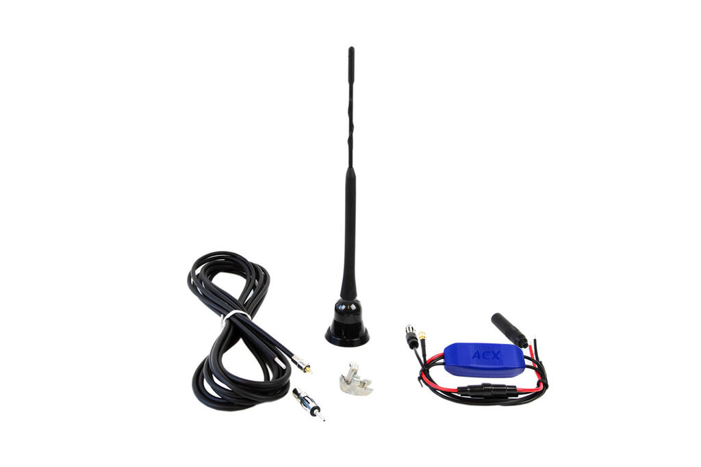 DAB/FM Caravan antenne med reflektor 10m – LANG kabel for takmontering