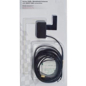 ACX – Aktiv DAB antenne dobbel SMB – Band-III L-band 3m kabel, Vindusantenne