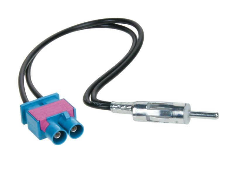 Dobbel -FAKRA (Z) hun til DIN Han – Audi / Seat / Skoda / VW