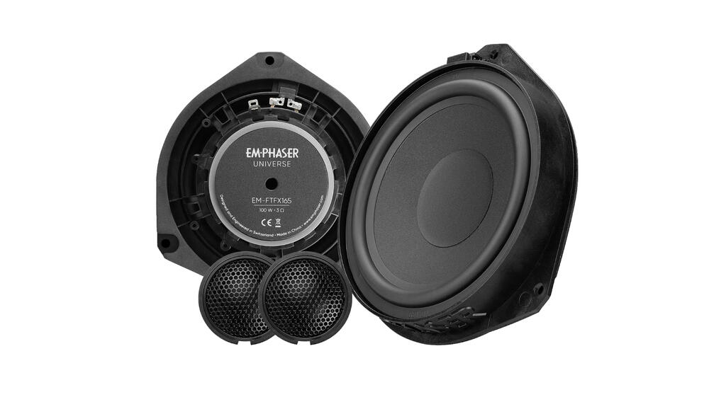 Emphaser EM-FTFX165- 6,5″ komponentsett – Fiat og Iveco, Plug and Play