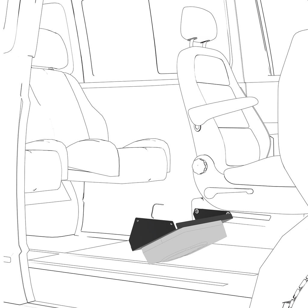 Eton VW T SUB KIT – VW monteringssett USB6 T6