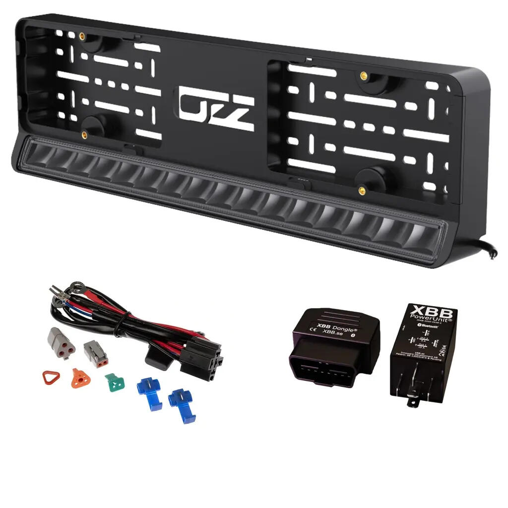 Fjernlyspakke m/OZZ LP1 20″ – (sort), ledn.nett, XBB Dongle+PowerUnit