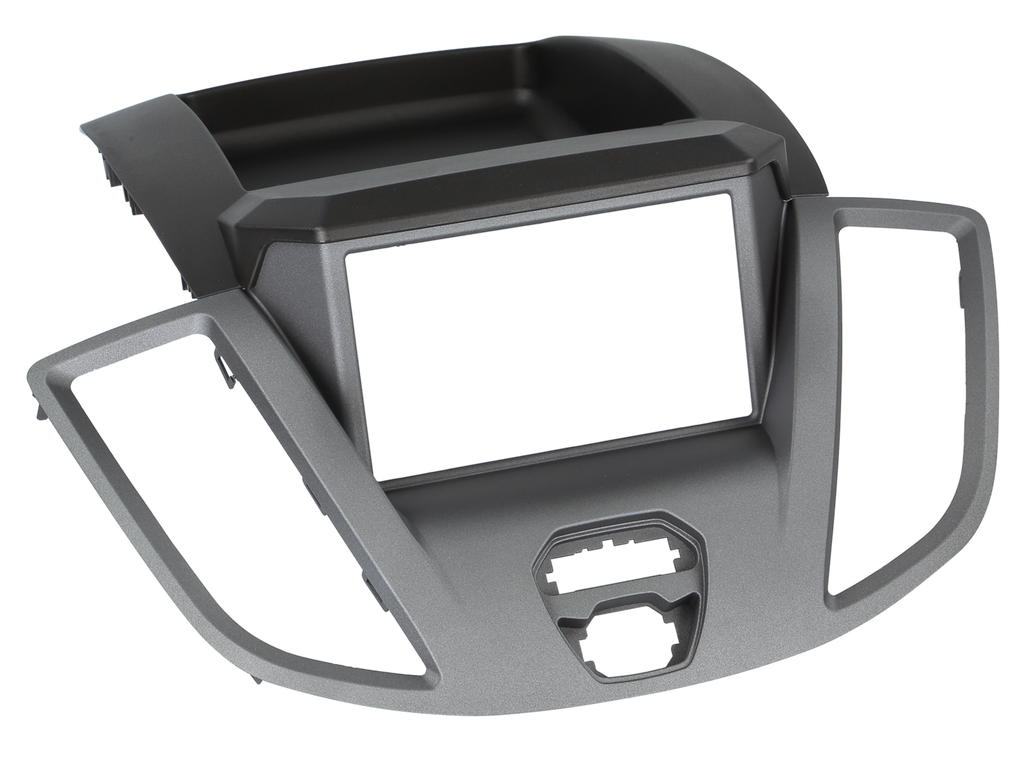 1-DIN/2-DIN monteringsramme – Grå – Ford Transit (2014-2019) u/ekst.display