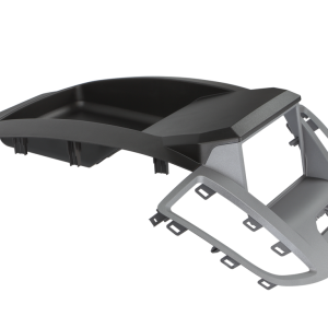 1-DIN/2-DIN monteringsramme – Grå – Ford Transit (2014-2019) u/ekst.display
