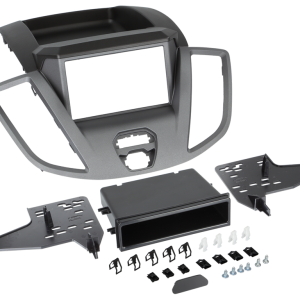1-DIN/2-DIN monteringsramme – Grå – Ford Transit (2014-2019) u/ekst.display