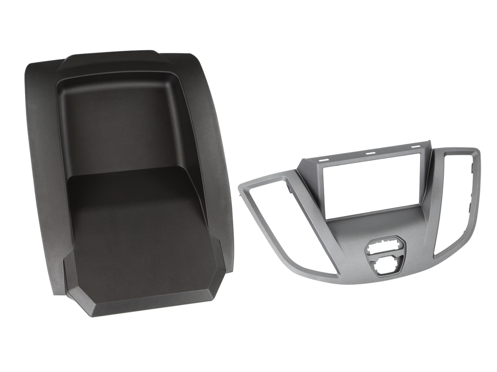 1-DIN/2-DIN monteringsramme – Grå – Ford Transit (2014-2019) u/ekst.display