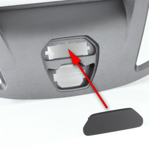 1-DIN/2-DIN monteringsramme – Grå – Ford Transit (2014-2019) u/ekst.display
