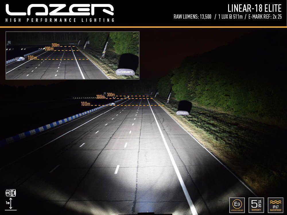Grillkit med Lazer Linear 18 ELITE – Til Xpeng G6 2024-