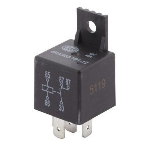 HELLA Rele 5-pin 40A 12V m/feste – kvalitets 87A rele