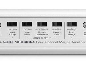 JL Audio MHD600/4-24V – forsterker – Marine HD serie 4x150W (24VOLT)