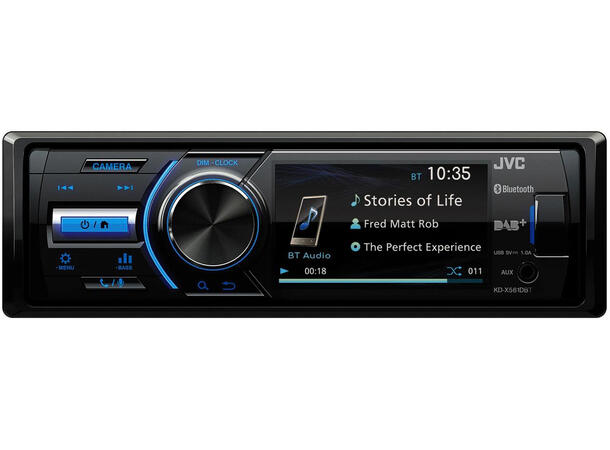 JVC KDX-561DBT1DIN multimedia hovedenhet