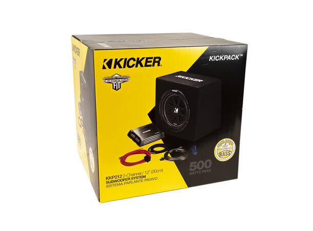 KICKER 44KKP212 bass pakke