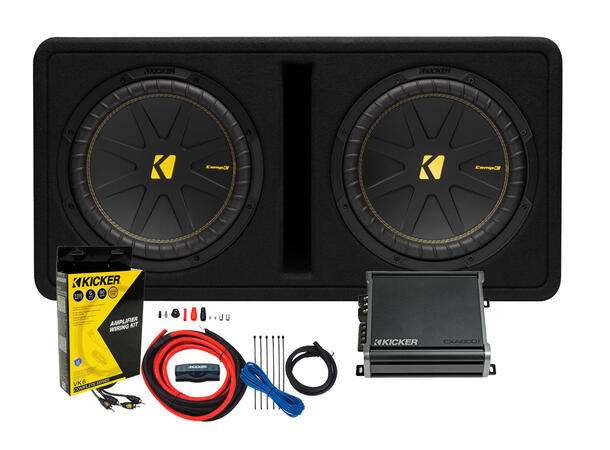 Kicker KickPack™ – KPC2x12 basspakke