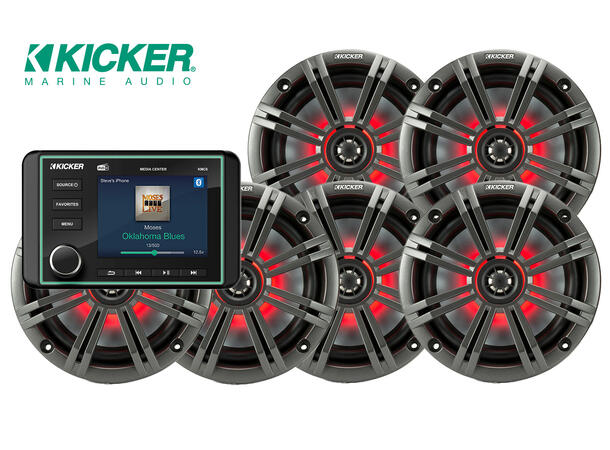 Kicker KMC6 & KM654 pakke