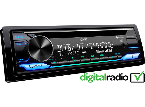 JVC KD-DB922BT – CD Receiver med DAB+