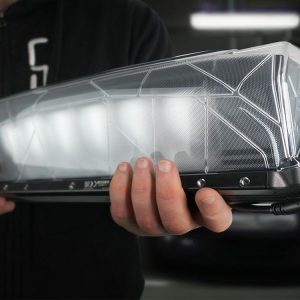 LAZER AIR-130 Elite LED fjernlys – m/posisjonslys (hvit/gult)