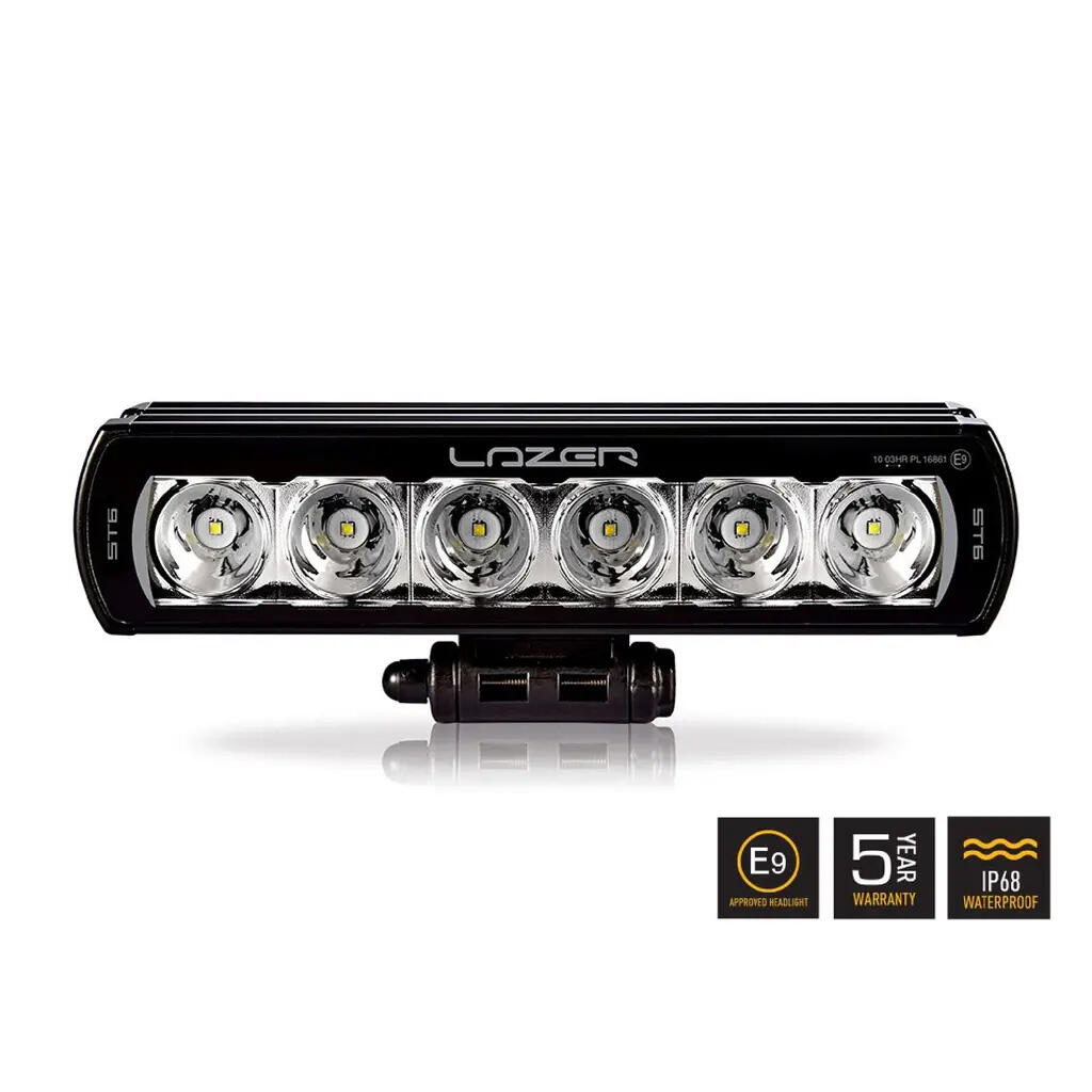 LAZER LED-bar EVO – 284mm, 6 LED, fjernlys