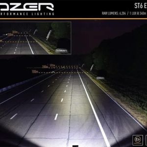 LAZER LED-bar EVO – 284mm, 6 LED, fjernlys