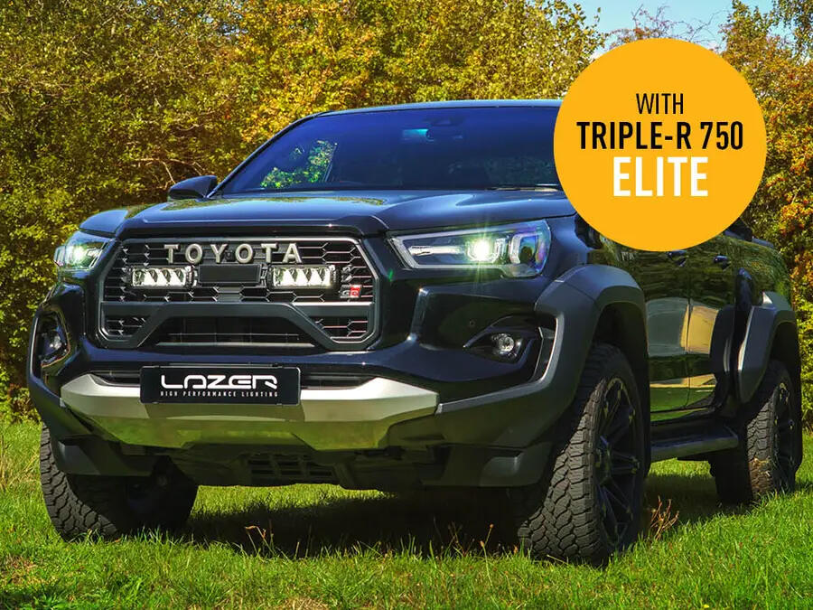 Lazer grillkit m/2 stk LAZER TR750 ELITE – Toyota Hilux GR Sport 2024->